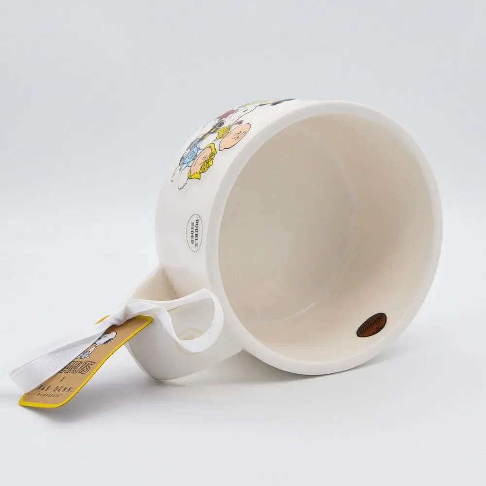 Rae Dunn Peanuts Football Soup Mug, #1 Team, Snoopy & Peanuts Gang, Ceramic, New - Picture 7 of 9